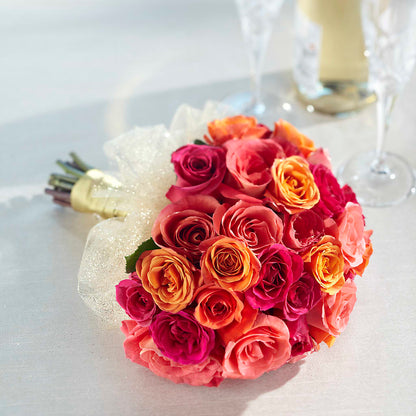 Sweet Roses Bouquet –  White Eagle Flowers, Chicago IL