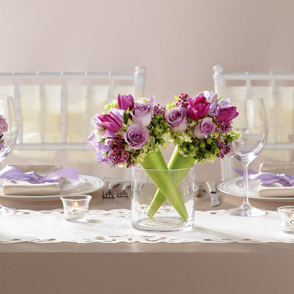 Sublime Centerpiece –  White Eagle Flowers, Chicago IL