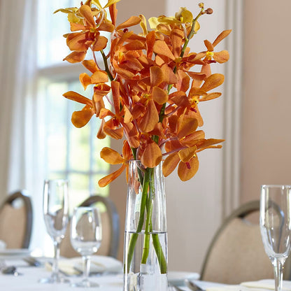Orange Mokara Bud Vase –  White Eagle Flowers, Chicago IL