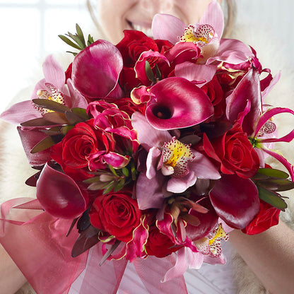 Heart of Hearts Bouquet –  White Eagle Flowers, Chicago IL