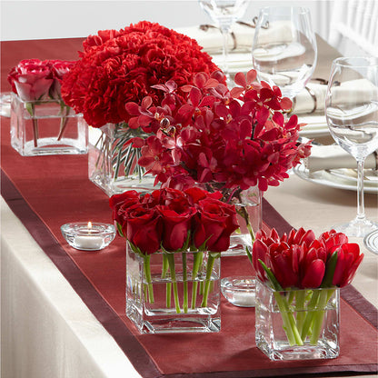 Modern Grace Centerpiece –  White Eagle Flowers, Chicago IL